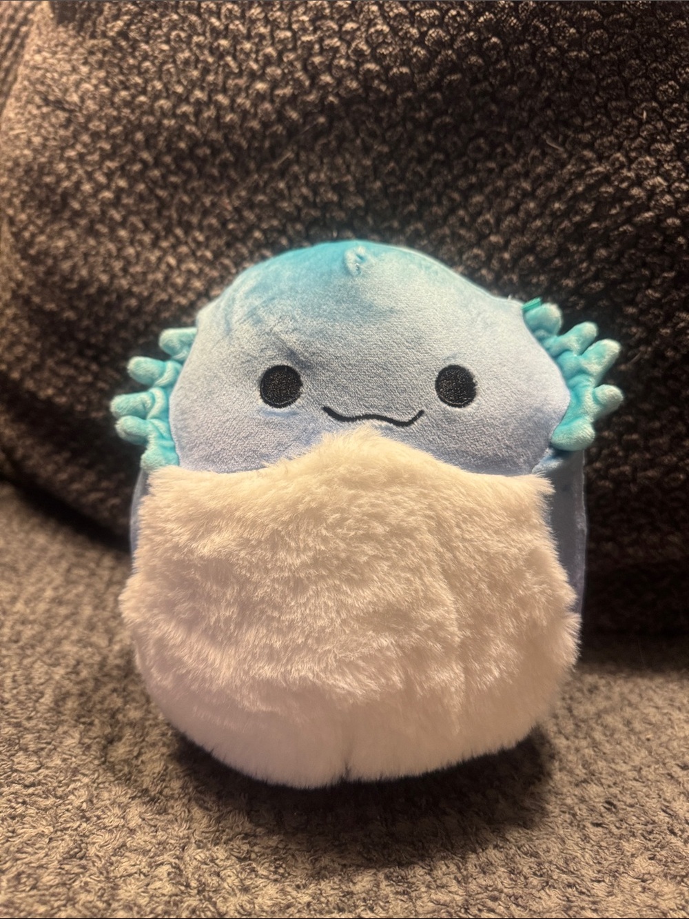 Squishmallows Light Blue Axolotl Plush with White Belly